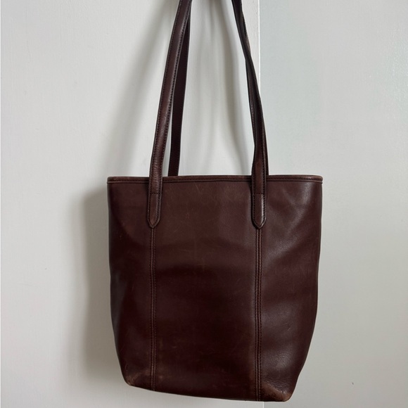 Coach Dark Brown Leather Shoulder Bag - Picture 7 of 8